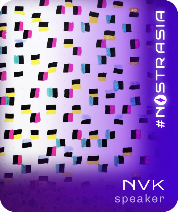 nostrasia speaker: nvk