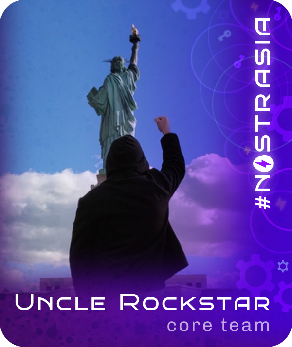 nostrasia core team member: Rockstar